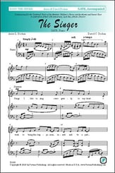 The Singer SATB choral sheet music cover